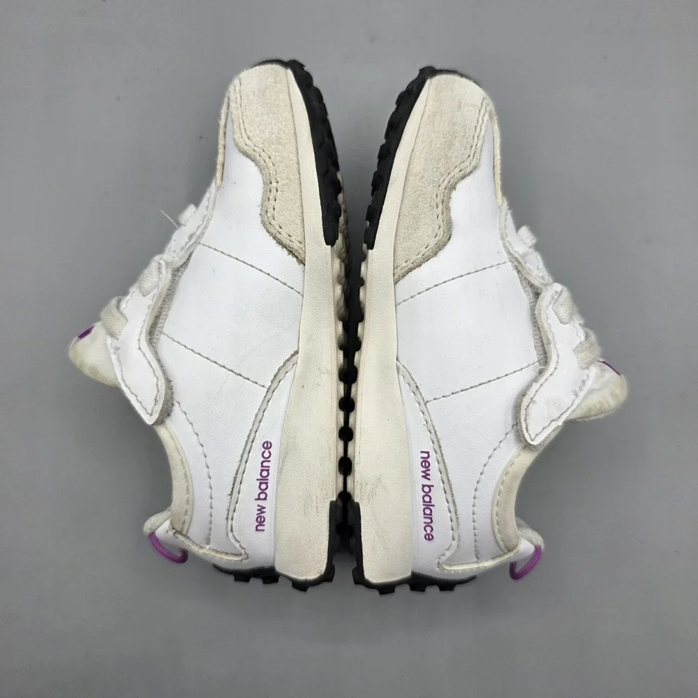 New Balance 327 Sneakers Toddler Size 7 White Pink Running Casual Athletic Shoes